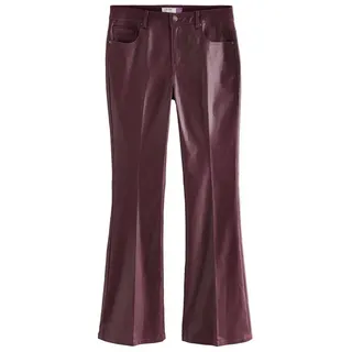 Next Schlagjeans Beschichtete Schlag-Jeans (1-tlg) rot 39