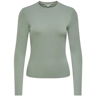 Only ONLRILEY O-NECK TOP Hellgrün L