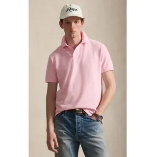 Polo Ralph Lauren für Herren. 710534735519 Das kultige rosa Classic Fit Pique-Poloshirt (M), Lässig, Baumwolle, Kurzarm