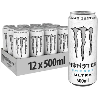 Monster Energy Ultra White Zero Sugar 12 x 500 ml