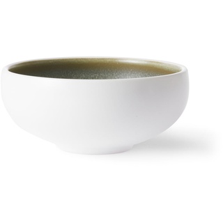 HKliving - Chef Ceramics Schale Ø 11 cm, weiß / grün