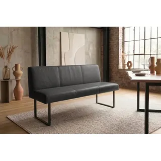 KAWOLA Polsterbank ELEEN Schwarz 123 x 85 x 69 cm