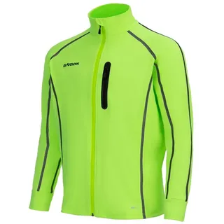 Airtracks Laufjacke Herren Thermo Laufjacke AIR TECH II (Softshell - Wind und Wasserdicht, Funktions Jacke) für die kalte Jahreszeit Herbst-Winter » S M L Xl XXL XXXL « grün XXXL