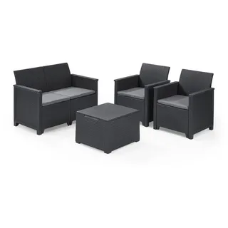 Keter Emma Lounge Set, graphit