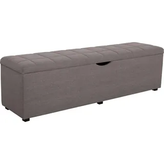Home affaire Hockerbank Checked, mit Stauraum, Breite 120 cm und 160 cm, als Bettbank geeignet braun 120 cm x 42 cm x 40 cm