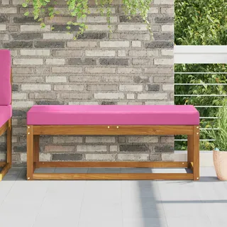 Sitzkissen Für Outdoor Rosa 111,5 X 40 X 8 Cm 100 % Polyester
