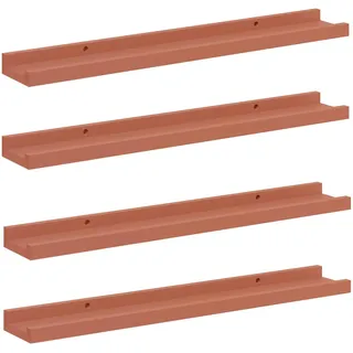 vidaXL Wandregal 60 x 9 x 3 cm Rot