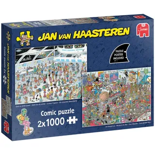 JUMBO Spiele Wir brauchen Raum(fahrt) & Ganz großes Kino 1000 Teile