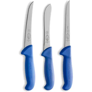 Friedr. Dick ErgoGrip Messerset 3-tlg. 15 cm flexibel Blau