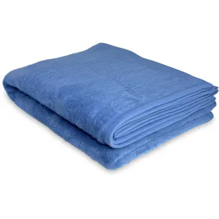 Mehrweg Wolldecke Patientendecke Rettungsdecke Ambulanzdecke im Polybeutel, Katastrophenschutz, Warm, Waschbar, Outdoor, Überlebens- und Notfallsituationen OEKO-TEX100 (Blau, 150x200 cm)