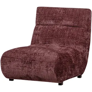 Woood Sessel Observe Chenille 75 x 82 x 96 cm Lila frei im Raum stellbar