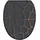 WC-Sitz Mesh Schwarz