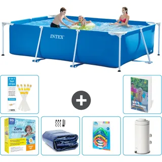 Rechteckiger Frame Pool - 300x200x75 Cm - 7-teilig  S7