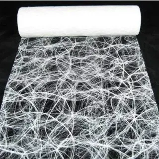 HKT Home Deco Sizoweb, weiß/Creme, Tischband, Tischläufer, Tischdecke, Vlies, Deko, 150cm lang, 30cm breit