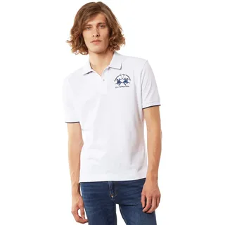La Martina - Herren-Poloshirt Regular fit, Signalweiß, Man - XXL