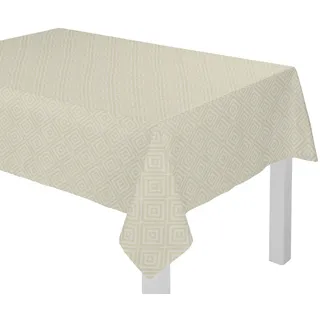 Wirth Tischdecke Telfort (1-tlg) grau quadratisch | 120 cm x 120 cm