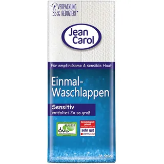 Jean Carol Einmal-Waschlappen sensitiv