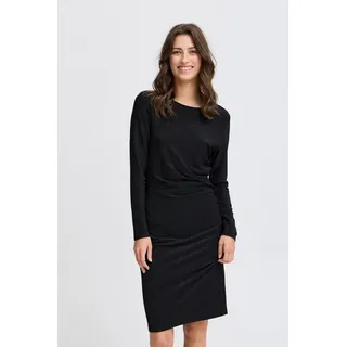 B.YOUNG BYTacha Damen Abendkleid Cocktailkleid festliches Kleid mit Glitzer-Details Rundhals elastisch Slim fit, Größe:XS, Farbe:Black Mix (200453) - XS
