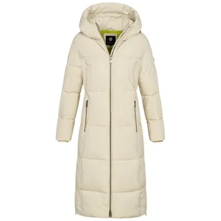 NEW VIEW Damen langer Winterparka L60326FC00 Steppmantel Beige (Bone Offwhite) XL - XL