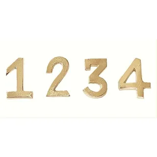 ALUMINIUM Zahlen 1,2,3,4 Kerzen Pin. 4cm. Kerzenstecker Advent Adventskranz GOLD