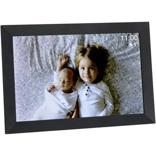 TFA Dostmann FRAMEO App WiFi-Bilderrahmen 10.1 Zoll 1280 x 800 Pixel Digitaler Bilderrahmen Schwarz