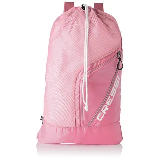 Cressi Unisex – Erwachsene Sumba Bag Sportrucksack mit Netz, Hellrosa, Eine Eine Größe