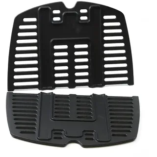 7644 Gusseisen Grillroste für Weber Q100 Q1000 Q120 Q1200 Q1400 32x21,6 CM | Grillplatte Ersatzrost für Weber Baby-Q 200 Series Gasgrill Grillplatte Zubehör, 2 Stück