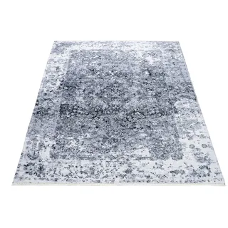 GALLERY M branded by Musterring AMICA Kurzflorteppich 120 x 170 cm Silber