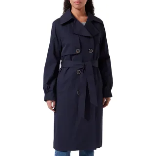s.Oliver BLACK LABEL Damen Trenchcoat, Blau, 36 EU - 36