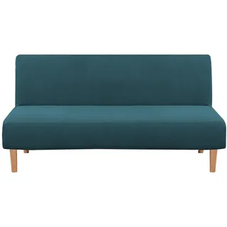 Jinayana Clic Clac Sofahusse, Drucken Futon-Sofa-Sitzbezüge ohne Armlehnen 3 Sitzers (Ananas-Grill, Dunkelgrün)