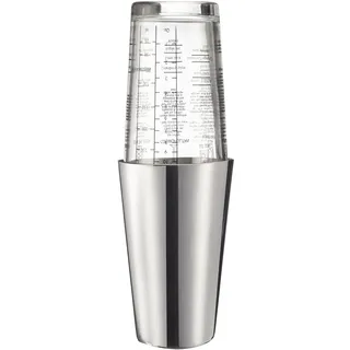 Westmark Boston Shaker Boogie Cocktail Shaker 350 ml Edelstahl Weiß