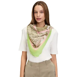 Betty Barclay Tuch mit Aufdruck Khaki/Nature,ACC | ACC