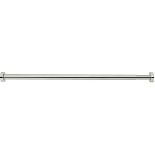 Wenko Duschvorhangstange Luz 70 - 115 cm silber