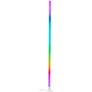 BRE-Light Lampe Donetta LED Stehleuchte 1,5m weiß/RGB Metall/Glas weiß