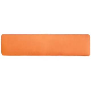 Traumschlaf Basic Single Jersey Seitenschläferkissen Bezug 40x200 cm | terra - orange
