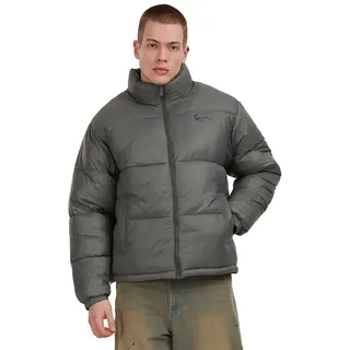 Karl Kani Small Signature Embossed Logo Pufferjacke - Grey - XL