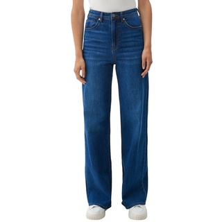 s.Oliver Bequeme Jeans s.Oliver Jeans Suri mit Wide Leg in Blue (1-tlg) Five Pockets blau 38 (S)