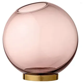 AYTM Globe Vase (Ø 21cm / rose / gold) Ø 21cm / rose / gold