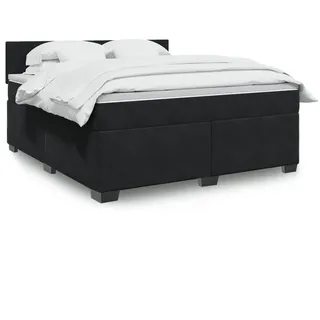 vidaXL Boxspringbett 180 x 200 cm Schwarz