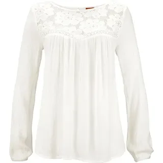 Buffalo Spitzenbluse beige 36