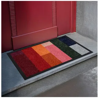 Remember Fußmatte Remember Fußmatte 50 x 75 cm, Modell NERO, Rechteckig, Höhe: 7 mm, In- und Outdoor, waschbar bei 40° Grad und trocknergeeignet bunt