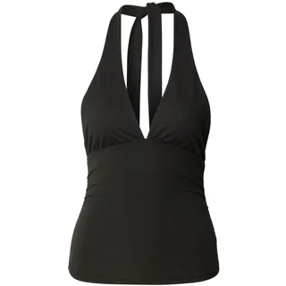 URBAN CLASSICS Neckholder Top Schwarz L