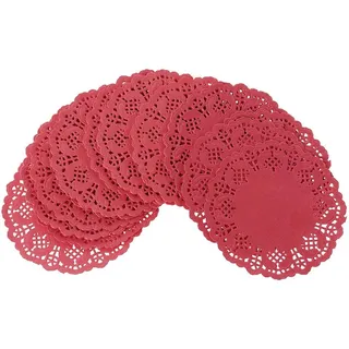 100 Stück Spitzenpapier-Deckchen, Tischsets, Box, Geschenkpapier, Papier für Hochzeit, Party, Tischdekoration, Matte