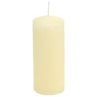 Wiedemann Kerzen Stumpenkerze 8er Pack Stumpenkerzen Creme 150/60 mm - Hochzeitskerzen, 8 Stück beige