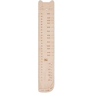 Prym 610743 Sockenlineal, Birkenholz, Natur, 60 x 350