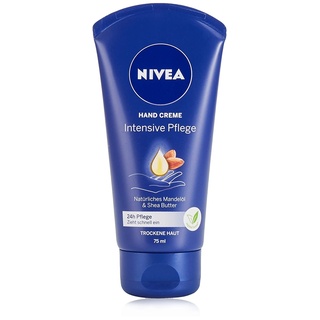 NIVEA Intensive Pflege Hand Creme (75 ml), reichhaltige Hautcreme mit Mandel-Öl und Sheabutter,