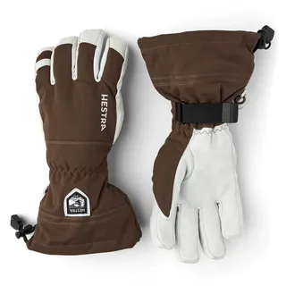 Hestra Army Leather Heli Ski Skihandschuhe 5 finger espresso - 8