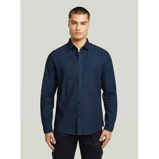 G-Star Clean Slim Langarmhemd Blau XXL