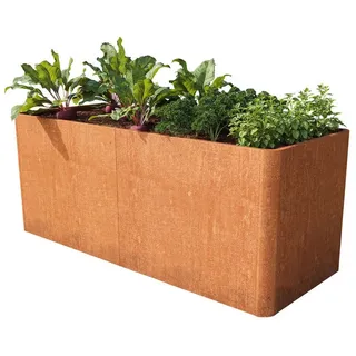primeyard Hochbeet Mario 200 x 80 x 60 cm Rost-Optik
