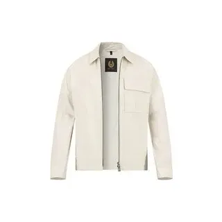 BELSTAFF Herren Overshirt grau Baumwolle, grau, Frühjahr/Sommer 2026